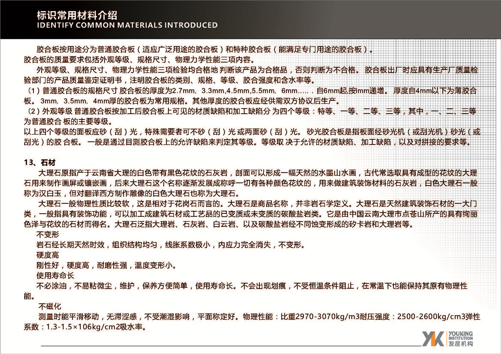 標識常用材料介紹