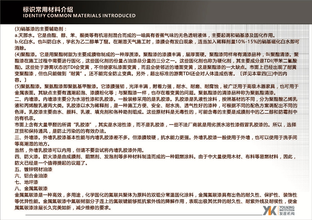 標識常用材料介紹